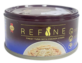 Smart Heart Refine Finest Tuna With Chicken Strips Adult Cat Tin