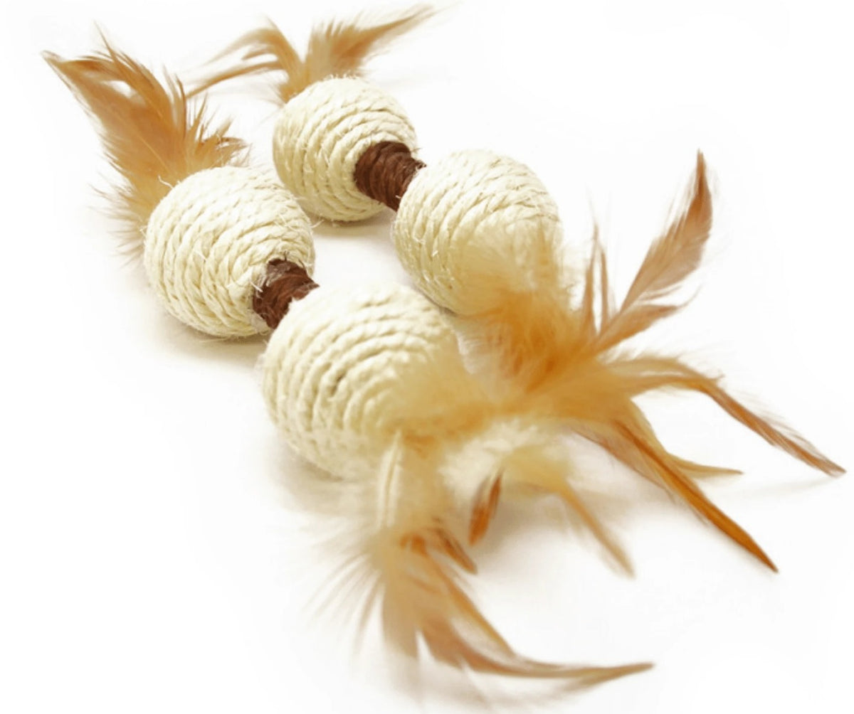 M-Pets Natura Dumbbells Catnip Toy