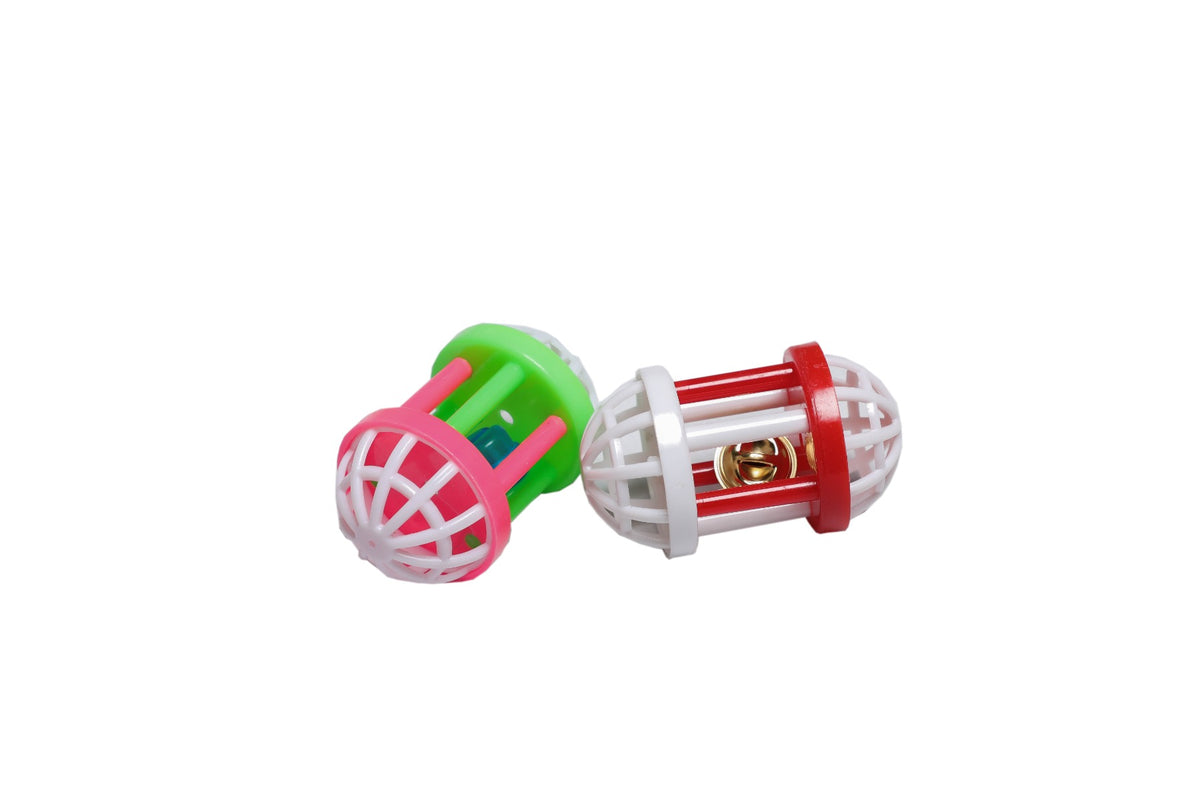 Pets Empire Two Cages Shape Toy With Bell Inside