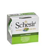 Schesir Chicken Flake & Rice In Jelly Dog Tin