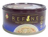 Smart Heart Refine Finest Tuna With Chicken Strips Adult Cat Tin