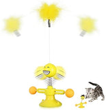 Petropolis Windmill Cat Toy with Spring Dancing Doll