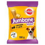 Pedigree Jumbone Mini Chicken & Lamb Flavour 160 G (Pack Of 8) - Ecom Pack