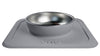 Smarty Pet Silicon Single Dinner Stainless Steel Bowl