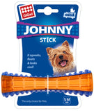 Gigwi Johnny Stick Squeak Transparent Solid Small/Medium Dog Toy - Blue/Orange