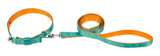 Kennel Soft Nylon Two Color Collar & Lead (W = 1 1/4