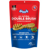 Drools Double Brush Dental Treat Mint Flavour Breath Strips For Small & Medium Breed Dogs