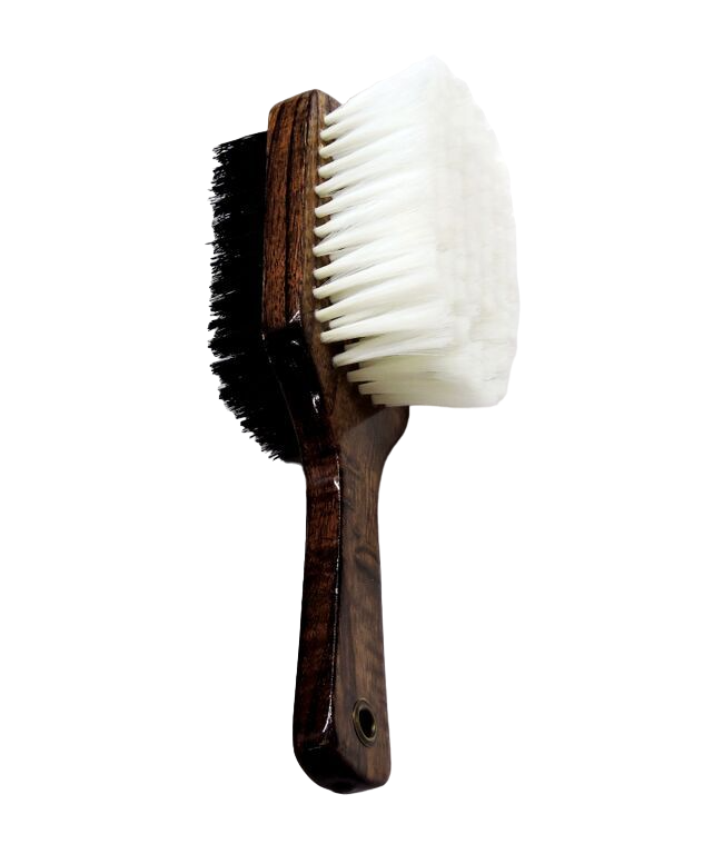 Kennel Premium Dual Sided Cat Brush with Wooden Handle