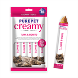 Purepet Creamy Tuna & Bonito Lickable Cat Treat