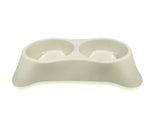 Pets Empire Plastic Double Bowl For Dogs & Cats