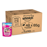 Whiskas Kitten Tuna in Jelly Pouch 85 G (Pack Of 48) - Ecom Pack