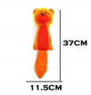 Pets Empire Plush Lion Shape Dog Toy - Orange