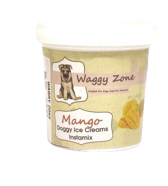 Waggy Zone Doggy Ice Creams Instamix  -  Mango Flavour