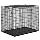 Lal Pet Black Folding Cage - Large