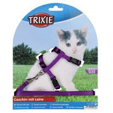 Trixie Kitten Harness with Leash (colour assorted)