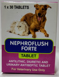 Vetbiochem Nephroflush Forte Antilithic Diuretic and Urinary Antiseptic - 1x30 Tablets