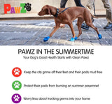 Pawz Waterproof Dog Boots - X Small - Orange 12 PCS