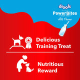 Drools Power Bites Grain Free Dog Treat - Milk Flavour