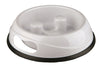 Trixie Slow Feed Plastic Bowl - (White)