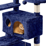 Pets Empire Sisal Scratching Post Cat Tree With House Ladder & Hanging Ball