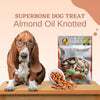 Dogaholic Superbone All Natural Almond Oil Knotted Dog Treats