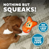 Outward Hound Invincibles Durablez Fox Dog Toy - Orange