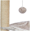 Pets Empire 2 Stage Cat Tree with Hanging Ball- Cream