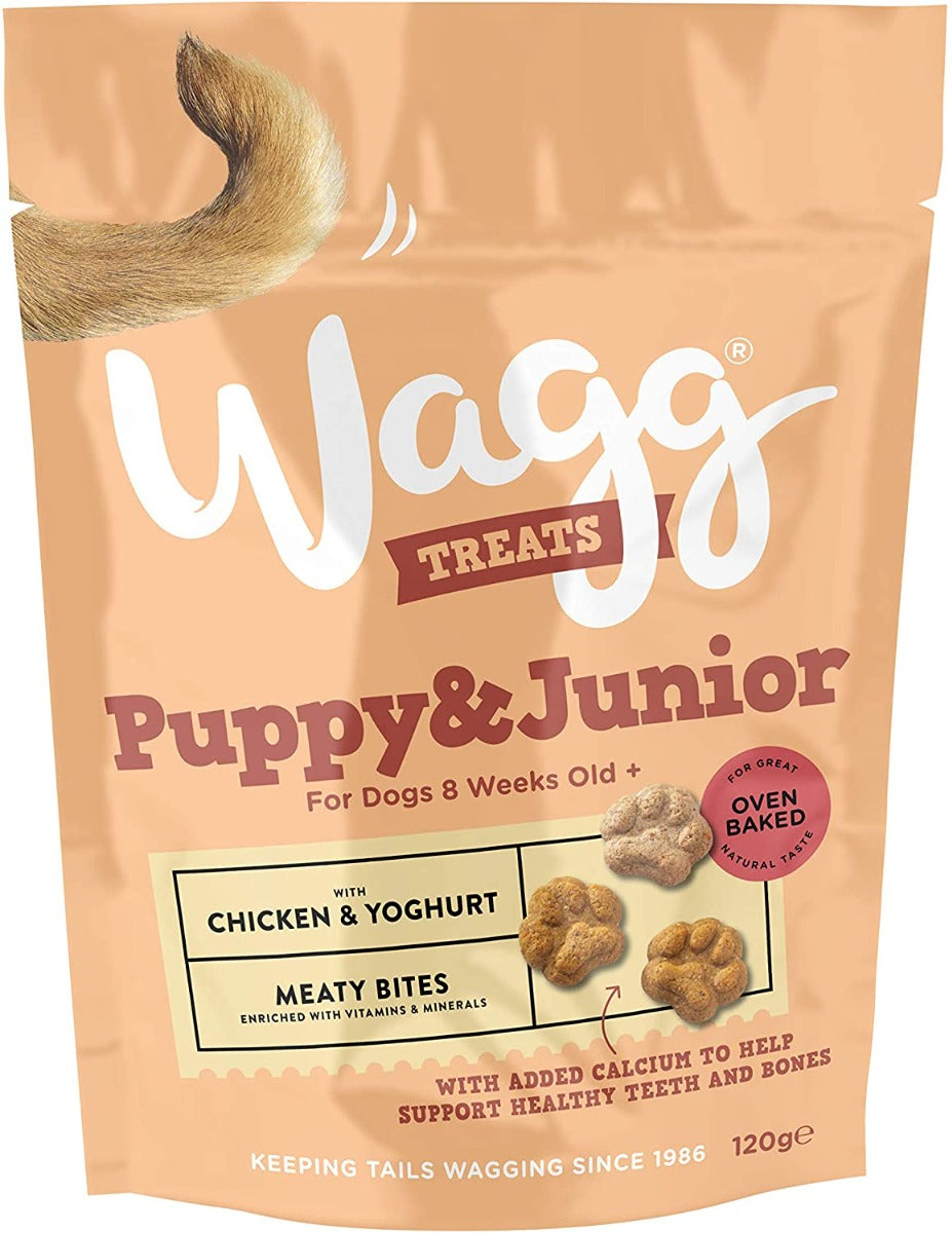 Wagg : Oven Baked Chicken & Yoghurt Meaty Bites Puppy & Junior Dog Treats