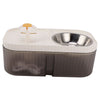 Smarty Pet Water Fountain Drinker with Stainless Steel Food Bowl