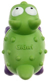 Gigwi Suppa Puppa Cat Shape Dog Toy - Green/Purple