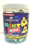 Naughty Pet Mint Bone Mix Veg Dog Biscuits