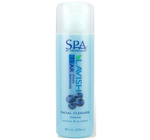 Tropiclean Stain Tear Remover Facial Cleanser Tearless Oatmeal & Blueberry