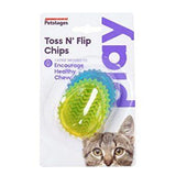 Petstages Toss N Flip Chips Catnips Infused To Encourage Healthy Chew Cat Toy