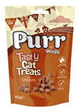 Wagg Purr Tasty With Chicken Cat Treats (Pack Of 6)