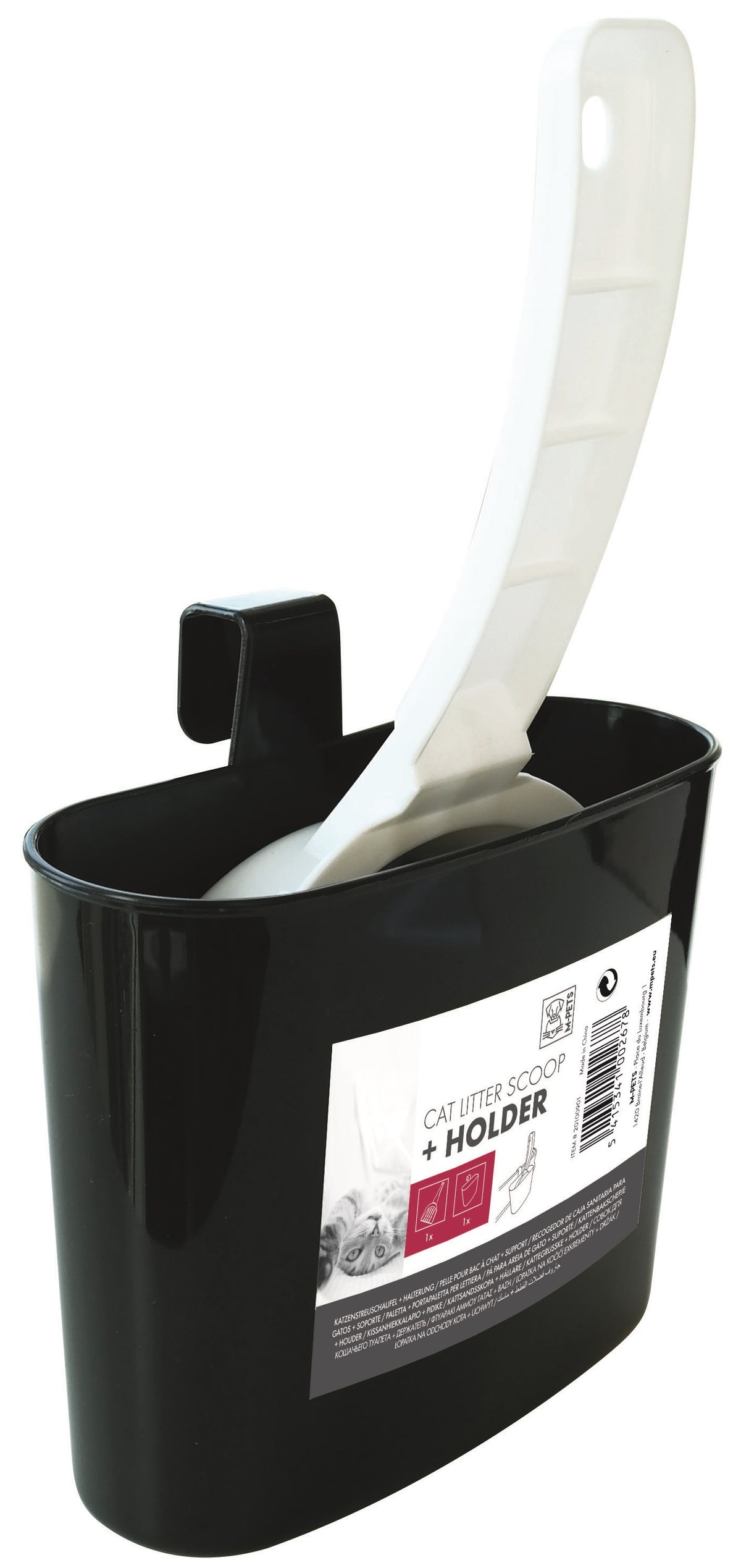 M-Pets Cat Litter Scoop+Holder