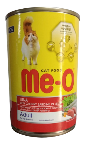 Meo Adult Tuna With Chunky Sardine In Jelly Cat Canned Food