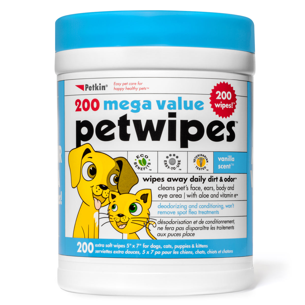 Petkin Petwipes Mega Value Pack For Dogs & Cats