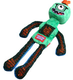 Gigwi Monster Rope Squeaker Inside Dog Toy (Green)