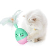 Smarty Pet Rolly Polly Tumbler With Feather Cat Toy