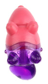 Gigwi Suppa Puppa Squeak Fox Shape Toy - Pink/Purple