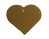 Kennel Brass Heart shape Name Tag - Large