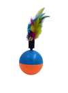 Kennel Feather Tumbler Cat Toy With Ball Toying