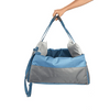 Fofos Car Seat Carrier & Bed - Gray/ Blue