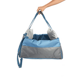 Fofos Car Seat Carrier & Bed - Gray/ Blue