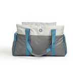 Fofos Car Seat Carrier & Bed - Gray/ Blue