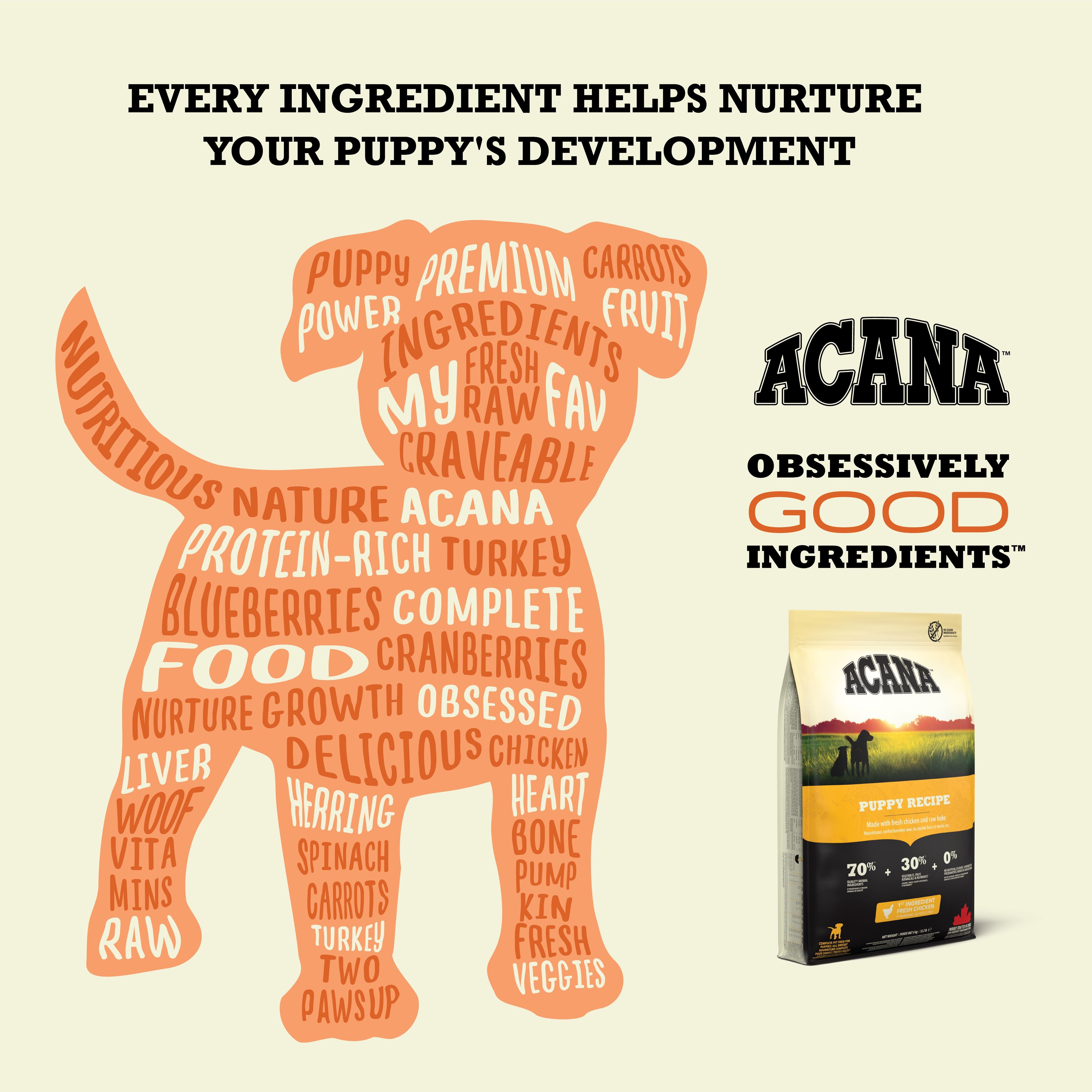 Acana Puppy And Junior Dog Dry Food