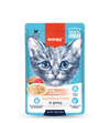 Wanpy Stew Salmon & Tuna In Gravy Kitten Pouch