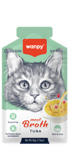 Wanpy Meat Broths Tuna Cat Pouch