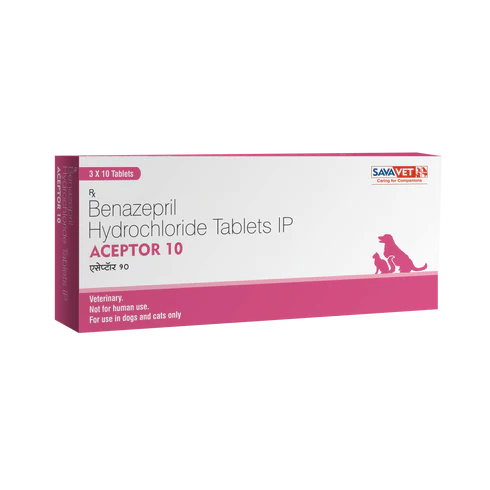 Savavet Aceptor 10mg - Benazepril Hydrochloride Tablets for Dogs & Cats