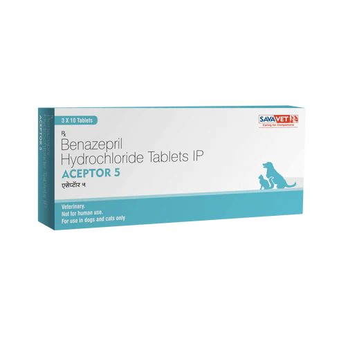 Savavet Aceptor 5mg - Benazepril Hydrochloride Tablets for Dogs & Cats